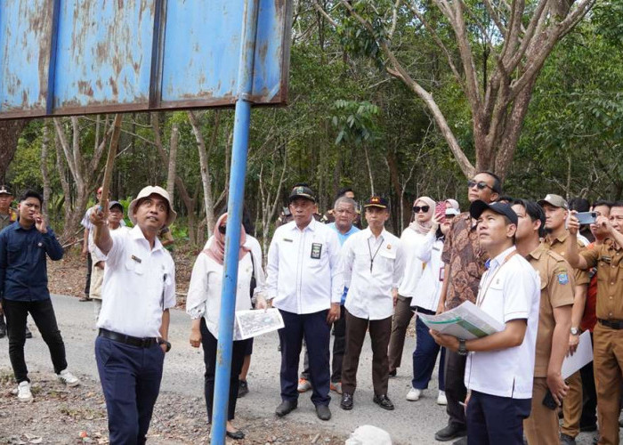 Sidang Lapangan Sengketa Lahan Hutan Kota di Kayuagung, Ini Pesan Kejari OKI