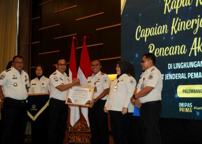 Wartelsuspas Lapas Sekayu Raih Penghargaan Terbaik se UPT Pemasyarakatan Sumsel