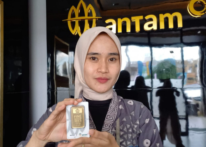 Harga Emas Antam Hari Ini di Palembang Merangkak Naik, 1 Gram Dibanderol Rp1.330.000