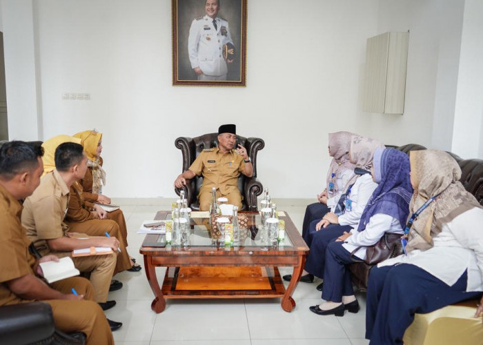 Terima Audiensi Jajaran Lembaga Penyiaran Publik RRI Palembang, Pj Bupati Muba Bilang Begini