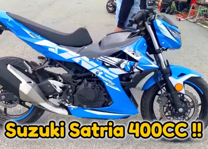 Heboh! Suzuki Satria FU 400cc Pakai 2 Silinder Meluncur di Indonesia, Benarkah?