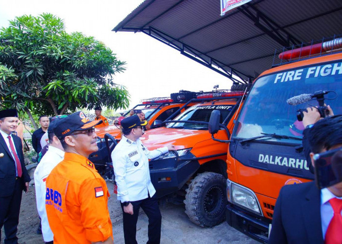 Kunjungi Muba, Pj Gubernur Sumsel Tinjau Posko Kesiapsiagaan Bencana