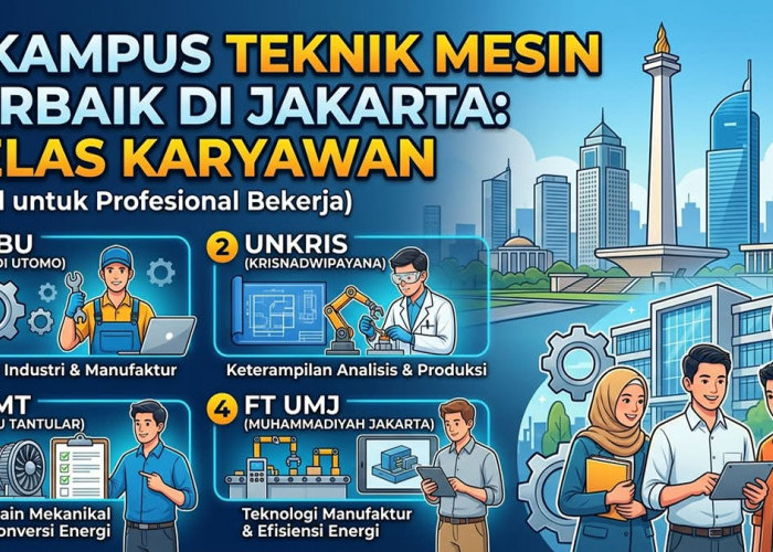 Peluang Karier Luas di Sektor Manufaktur: 4 Kampus Teknik Mesin Jakarta dengan Kelas Karyawan Fleksibel