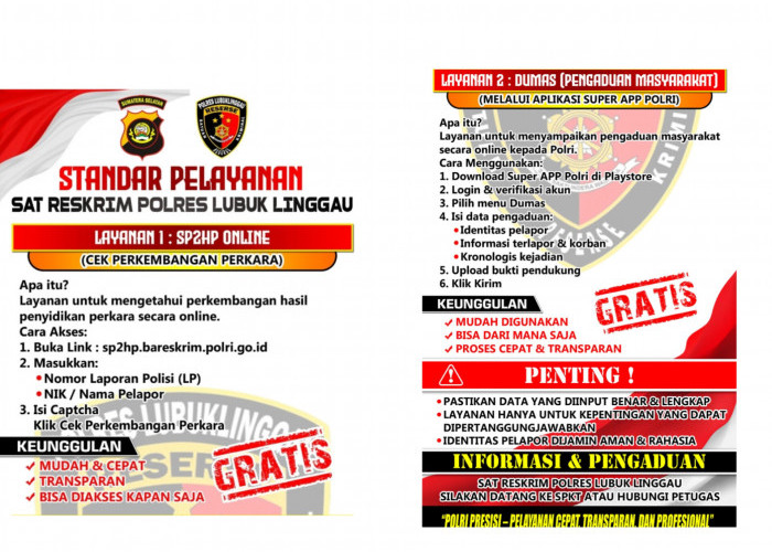 Satreskrim Polres Lubuklinggau Tingkatkan Pelayanan Publik 
