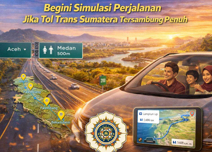 Lampung-Aceh Cuma Sehari? Begini Simulasi Perjalanan Jika Tol Trans Sumatera Tersambung Penuh