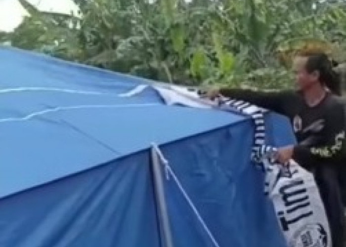 Viral Video Pencopotan Label Gereja di Tenda Bantuan Gempa Cianjur, Polisi: Pelakunya Ormas