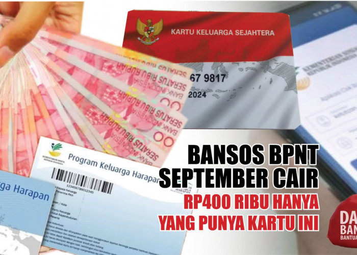 SIAP-SIAP, Bansos BPNT September Cair Rp400 Ribu Hanya yang Punya Kartu Ini 