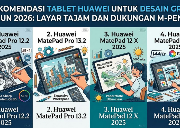 Bingung Cari Tablet yang Cocok untuk Sketsa Digital? Ini Rekomendasi MatePad Paling Akurat