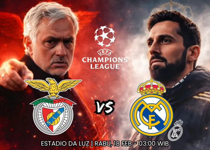 Prediksi Benfica vs Real Madrid: Bentrok Dendam Leg Pertama Babak Play-Off Knockout Liga Champions