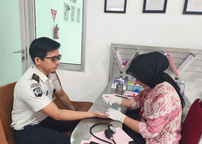 Sambut HUT ke-81 RI, Karutan Baturaja Pimpin Langsung Aksi Kemanusiaan Donor Darah Bersama Jajaran Pegawai