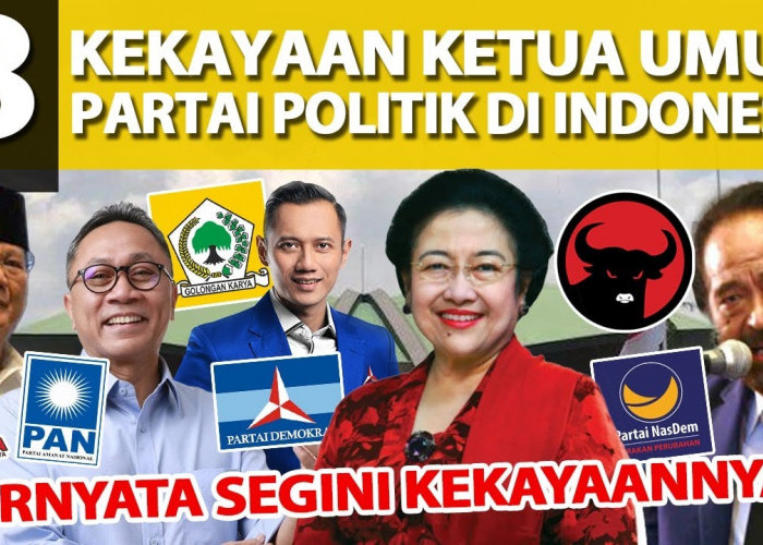 Inilah 8 Ketua Umum Partai Politik Terkaya di Indonesia, Prabowo Subianto Termasuk? Tapi Juaranya Sosok Ini