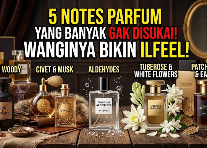 5 Notes Parfum yang Banyak Gak Disukai Orang, Wanginya Bisa Bikin Ilfeel Meski Harganya Mahal!