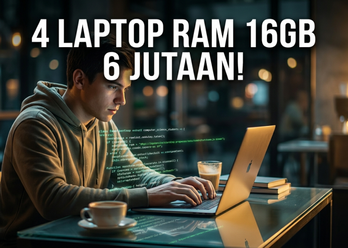Ini Deretan Laptop RAM 16 GB Harga Rp6 Jutaan Paling Tangguh untuk Mahasiswa Informatika dan Pemrograman