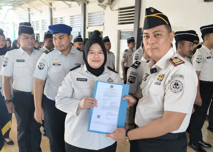 Naik Pangkat di Rutan Baturaja: Karutan Ingatkan Tanggung Jawab Besar di Balik Pangkat Baru