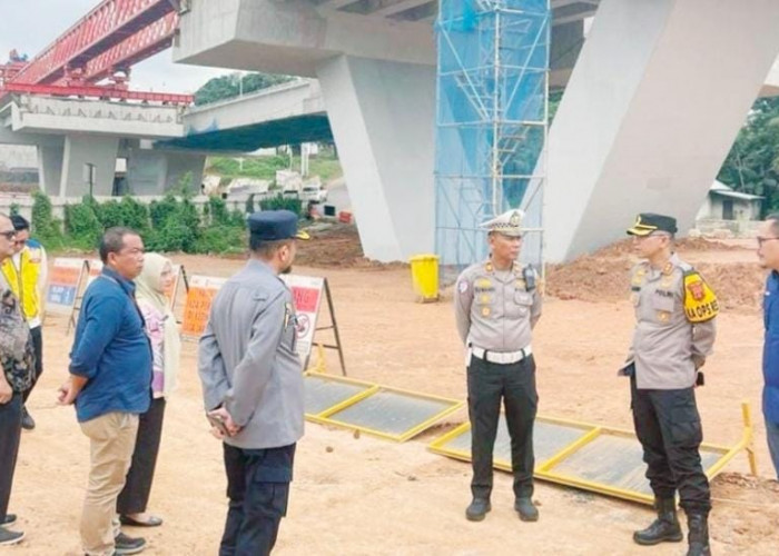 Pastikan Arus Mudik 2026 Lancar, Kapolres Banyuasin Kroscek Langsung Kesiapan Tol Palembang- Betung 
