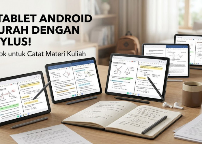 Catat Materi Kuliah Lebih Rapi: 5 Rekomendasi Tablet Android Terbaik Lengkap dengan Stylus Pen