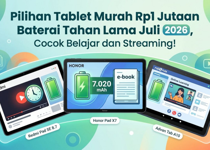 Bikin Kantong Tenang! Pilihan Tablet 1 Jutaan, Spesifikasinya Tangguh dan Cocok Buat Temani Aktivitas Harian