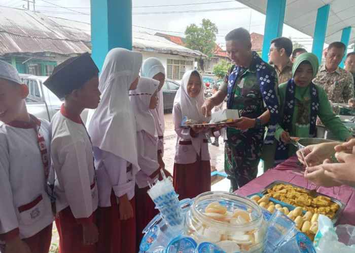 Program Dapur Masuk Sekolah Kodim 0401 Muba Dapat Apresiasi Pemkab