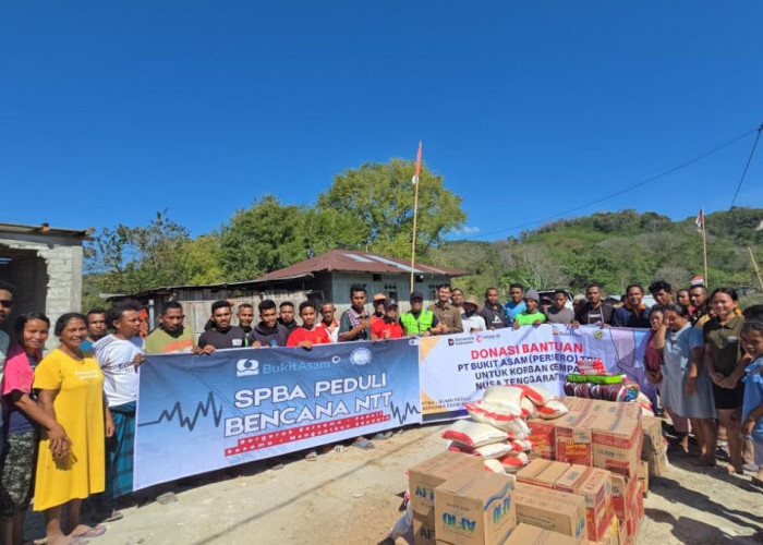 PTBA Hadir untuk NTT, Salurkan Bantuan Bagi Warga Terdampak Bencana