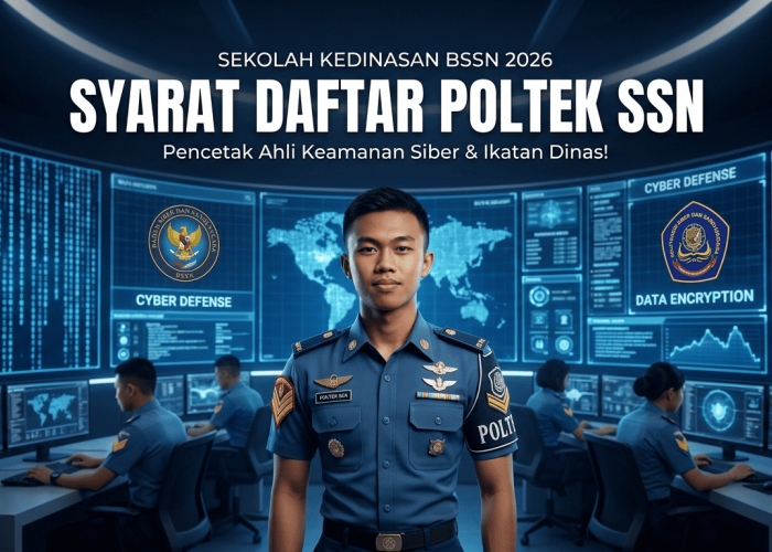 Intip Syarat Lengkap dan Alur Pendaftaran Politeknik Siber dan Sandi Negara (Poltek SSN) 2026