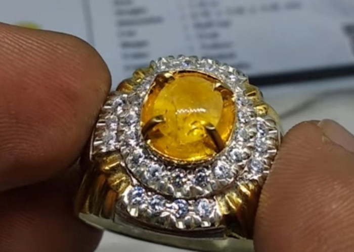 Inilah 4 Khasiat Batu Akik Yellow Safir Kuning, Berikut Simak Ulasannya