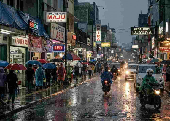 Waspada Cuaca Hari Ini! Hujan Ringan Meluas di Sumsel, Ini Daerah Terdampak