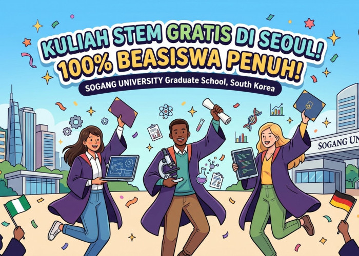 GEMPAR! Sogang University Seoul Buka Kuliah S2/S3 GRATIS TIS TIS untuk Mahasiswa STEM, Mau Ikutan?