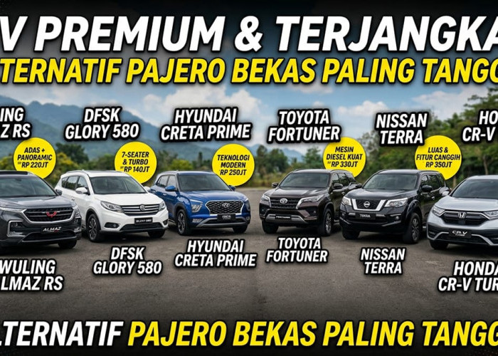 Alternatif Sepadan Pajero Sport: Ini 6 Pilihan SUV Bekas Tangguh Bermesin Bertenaga dengan Harga Lebih Murah