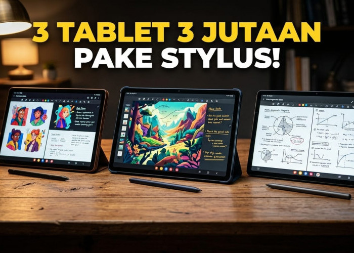 Enggak Perlu Mahal! Ini 3 Rekomendasi Tablet Terbaik di Bawah 3 Juta Sudah Dapat Stylus Pen