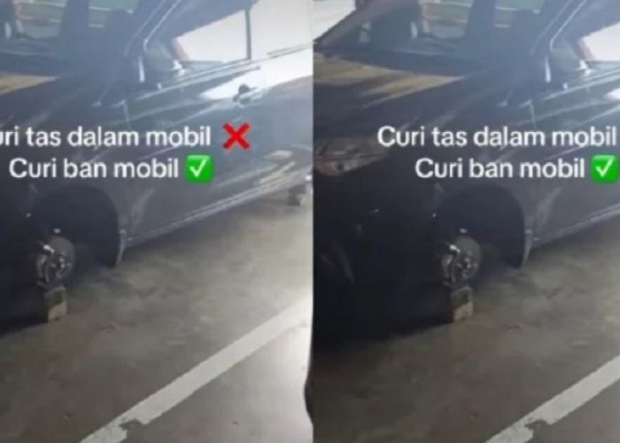 Tips Cara Cegah Pelek dan Ban Mobil Hilang Dicuri Saat Parkir di Mall