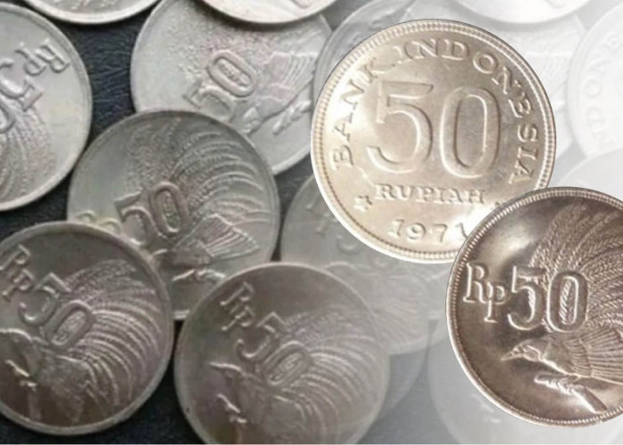 Langka! Koin Kuno Rp50 Tahun 1971 Jadi Incaran Kolektor, Harganya di Luar Nalar