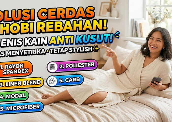 Solusi Cerdas Si Hobi Rebahan! 5 Jenis Kain Anti Kusut yang Bikin Kamu Bebas Menyetrika dan Tetap Stylish