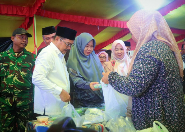 Pasar Bedug di Sungai Lilin Resmi Dibuka, Wabup Muba Ingatkan Para Pedagang untuk Jaga Kualitas Pangan