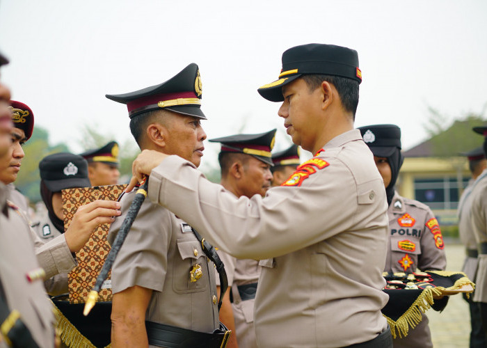 Sertijab di Polres OKI, 'Hergon' Menjabat Kapolsek Jejawi
