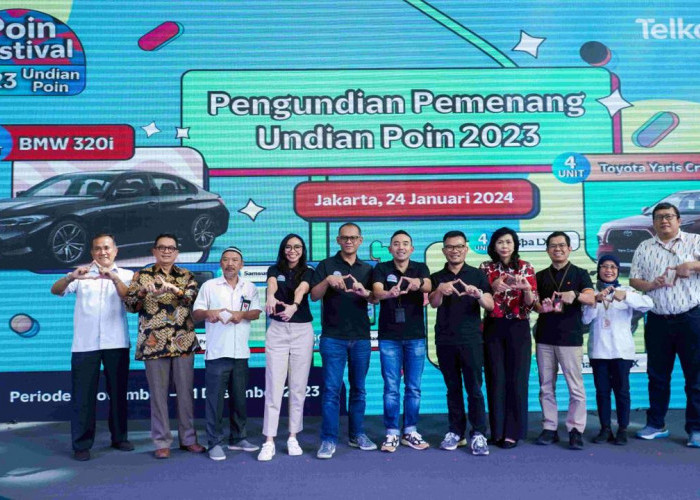 Berhadiah 5 Mobil Mewah, Telkomsel Undi dan Umumkan Pemenang Program Undian Poin Festival 2023