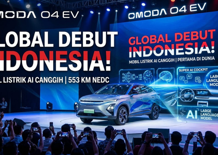 Gak Main-Main! Indonesia Jadi Lokasi Debut Global Pertama Mobil Listrik Canggih OMODA O4 EV
