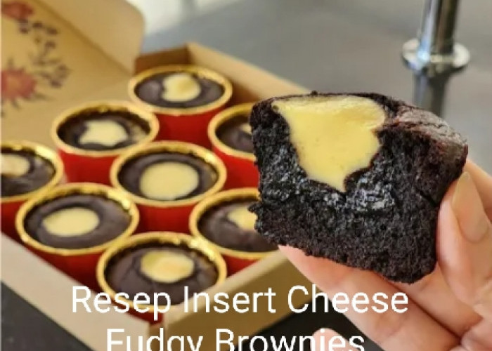 Yuk Bikin Resep Insert Cheese Fudgy Brownies Dijamin Nagih 