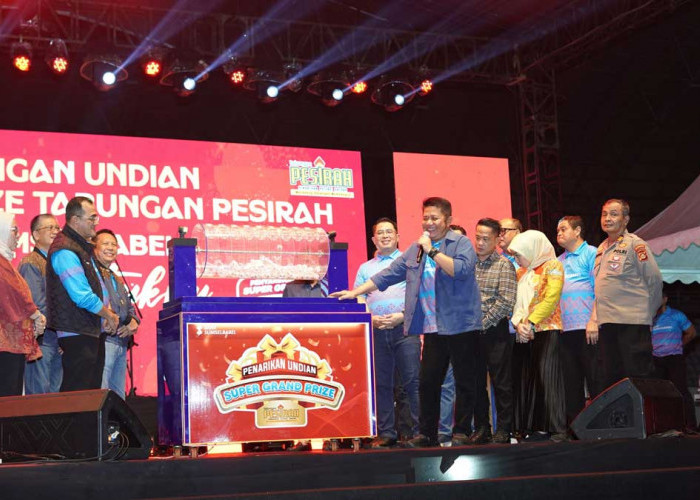 Tabungan Pesirah Membawa Berkah: Herman Deru Saksi Kemeriahan Undian Hadiah Utama Bank Sumsel Babel