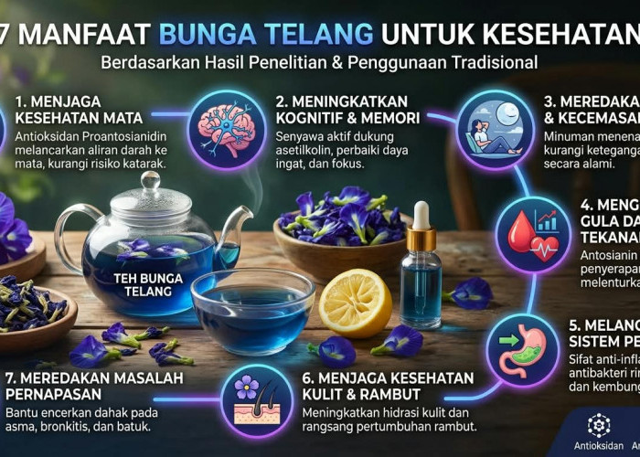 Dijuluki Harta Karun Alami: Intip 7 Khasiat Menakjubkan Seduhan Bunga Telang untuk Kesehatan Tubuh