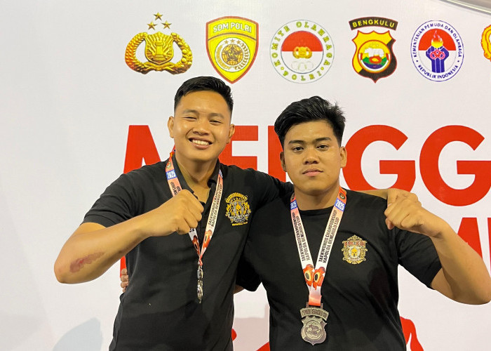 Dua Anggota Polres Lubuklinggau Raih Medali Perak di Kejuaraan Taekwondo Kapolda Bengkulu Cup