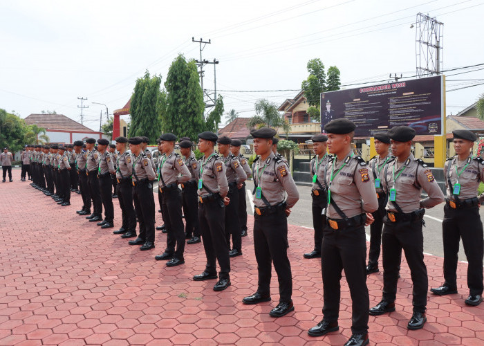 46 Siswa Diktukba SPN Polda Sumatera Selatan Tiba di Polres Muba, Ini yang Bakal Dilakukan Para Siswa!