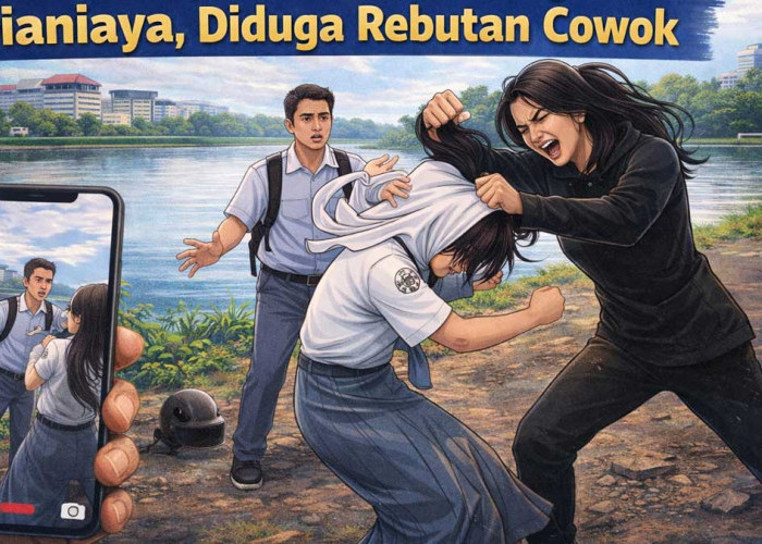 Diduga Rebutan Cowok, Remaja Putri di Ogan Ilir Dianiaya Hingga Jilbab Dilepas, Polisi Buru Pelaku