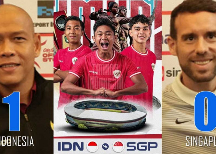  Hasil Babak Pertama Piala AFF U16 2024, Timnas Indonesia vs Singapura: Garuda Muda Sementara Unggul 1-0 