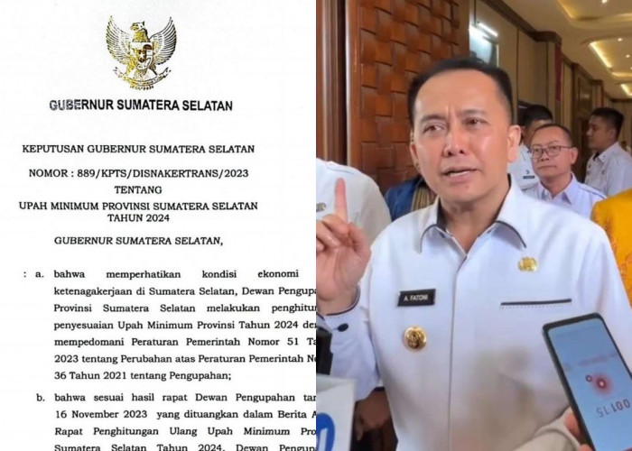 Selasa 21 November 2023, UMP Sumatera Selatan 2024 Resmi Ditetapkan, Ini Besaran Kenaikannya?