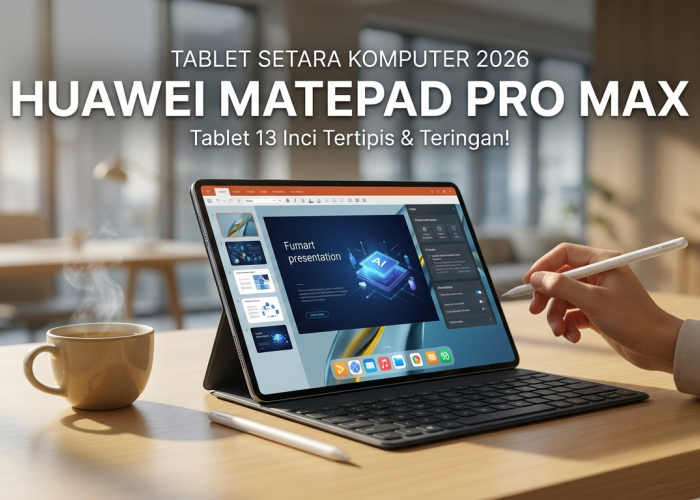 Tipis Banget Cuma 4,7 mm! Huawei MatePad Pro Max Resmi Meluncur di Indonesia Bawa Spesifikasi Setara Komputer