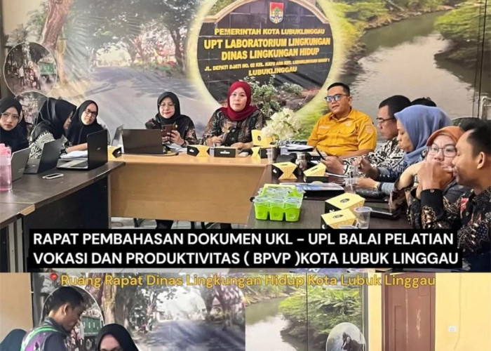 DLH Lubuk Linggau Bahas Dokumen UKL-UPL, Pembangunan BPVP Dipastikan Ramah Lingkungan