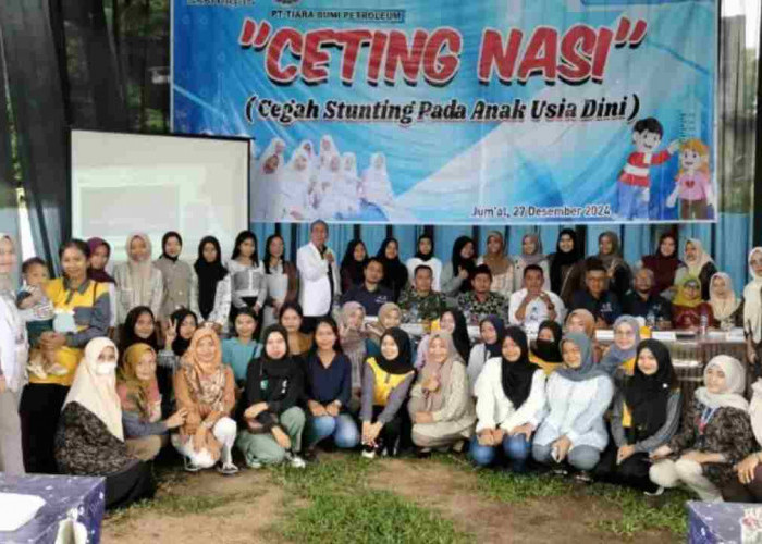 Cegah Stunting Sejak Dini, PT TBP Gelar ‘Ceting Nasi’ di OKU