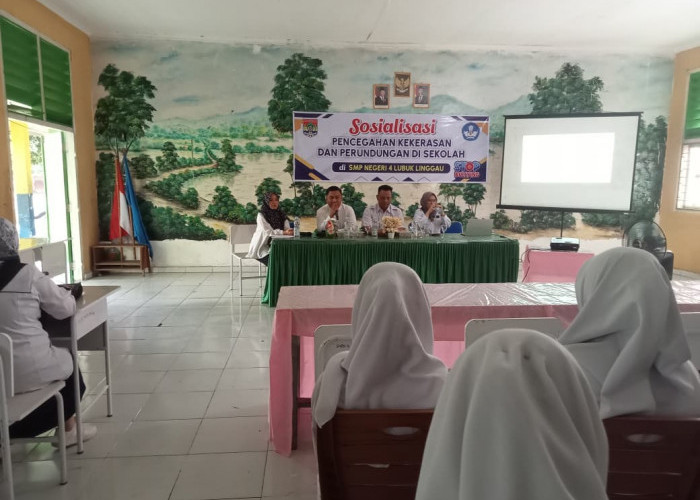 SMP Negeri 4 Lubuk Linggau Gelar Sosialisasi Pencegahan Kekerasan dan Bullying 