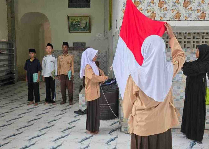 Santri Ponpes Al-Hikmah 7 Ulu Palembang Bersiap Kibarkan Merah Putih, Ada Pesan Nasionalisme