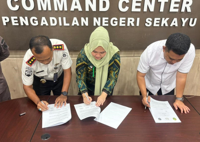Dukung Transformasi Digital, Tiga Lembaga Vertikal di Muba Teken Perjanjian Kerja Sama